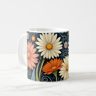 Painted Daisies Meadow Koffiemok