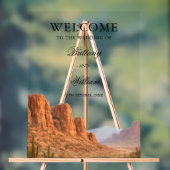 Painted Desert Landscape Welcome Wedding  (Neutre)