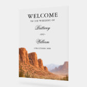 Painted Desert Landscape Welcome Wedding  (Angle)