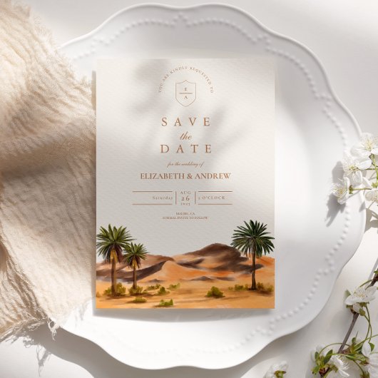 Painted Desert Wedding Save The Date