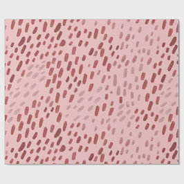 Painted Dots Blush Pink Cadeaupapier