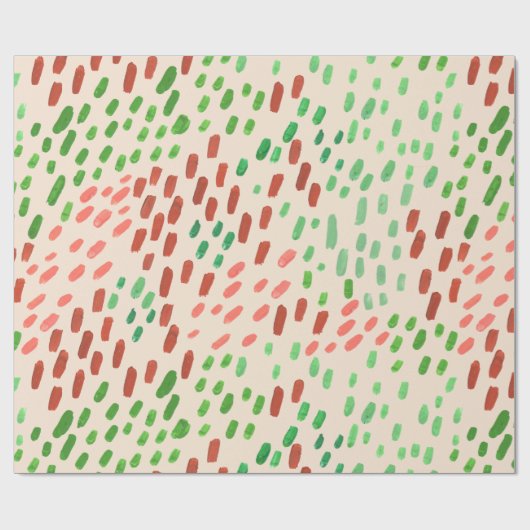 Painted Dots Earth Tone Cadeaupapier (Vlak)