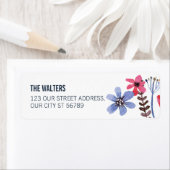 Painted Flora Wedding Etiket (Insitu)