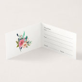 Painted Floral Store Cadeaubon Sjabloon (Binnen)