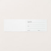 Painted Floral Store Cadeaubon Sjabloon (Binnenkant ongevouwen)