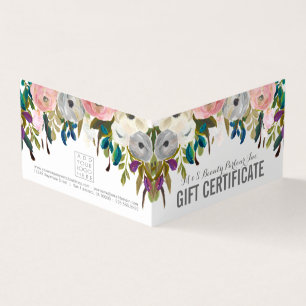 Painted Floral Store Cadeaubon Sjabloon