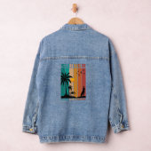 Painted in Sunshine Retro Summer Tee Denim Jacket (Hangar)