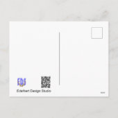 Painted Lady Butterfly DIY Briefkaart (Achterkant)