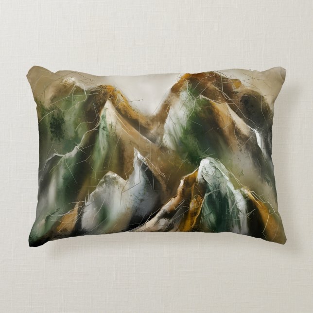 Painted Mountains  Accent Kussen (Voorkant)