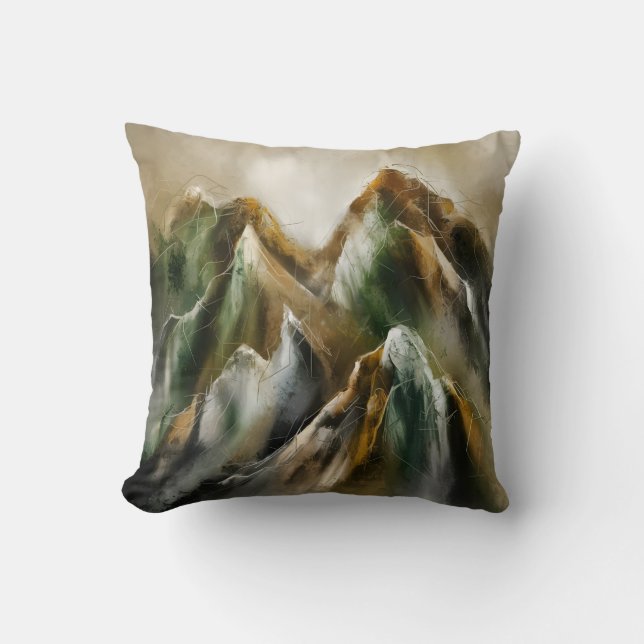 Painted Mountains  Kussen (Voorkant)