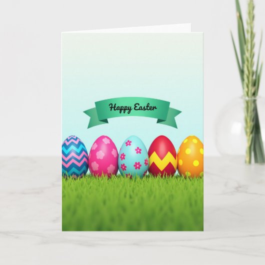 Painted Pattern Celebration Card Kaart (Voorkant)