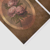 Painted Peonies DBL Tissuepapier (Detail)