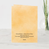 Painted Petals Pitcher Plant Folded Greeting Card Kaart (Achterkant)