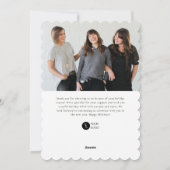 Painted Pine & Bow Corporate Holiday Kaart (Achterkant)