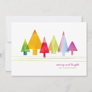 Painted Pines Feestdagenkaart