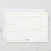 Painted Pines Feestdagenkaart (Achterkant)