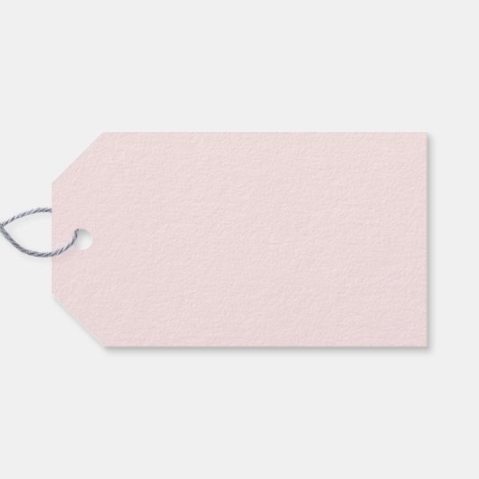 Painted Pink Checkerboard Pattern Wedding Cadeaulabel (Achterkant Horizontaal)