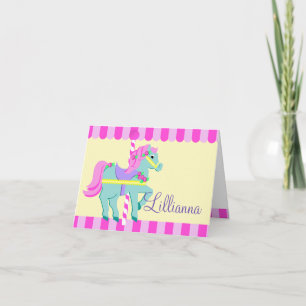 Painted Pony Persoonlijke notitie Notitiekaartje