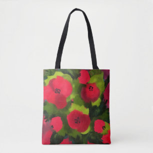 Painted Poppies Kunst van Floral Draagtas
