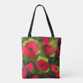 Painted Poppies | Kunst van Floral Draagtas (Achterkant)