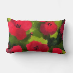 Painted Poppies Mooie bloemen Kussen