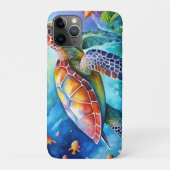 Painted Sea Turtle  Case-Mate iPhone Case (Achterkant)