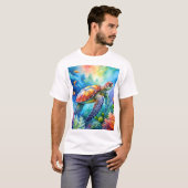 Painted Sea Turtle T-shirt (Voorkant volledig)