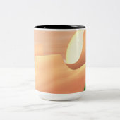 Painted Skies & Desert Vibes Tweekleurige Koffiemok (Center)