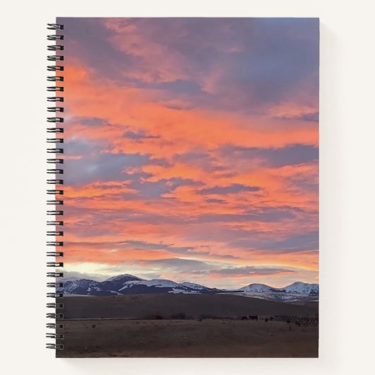 Painted Sky Spiral Notebook Notitieboek (Voorkant)