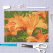 Painted Tiger Lily Tissuepapier (Craft)