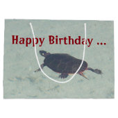 Painted Turtle Gift-bag Large Cadeauzakje (Achterkant)