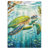 Painted Turtle Klembord (Achterkant)