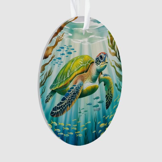 Painted Turtle Ornament (voorkant)