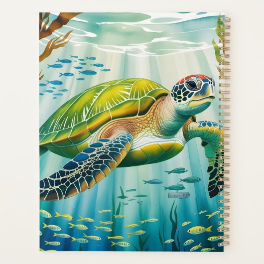 Painted Turtle Planner (Achterkant)