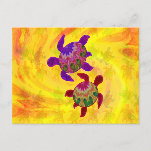 Painted Turtles Notities Kaart (Voorkant)