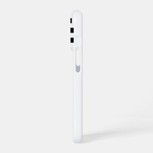 Painted Yellow Sunflower on Black Stripes iPhone Hoesje (Linkerkant)