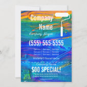 Painter 5x7 brochure kaart (Voorkant)