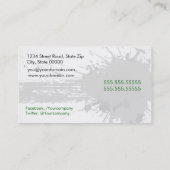 Painter Business Card Visitekaartje (Achterkant)