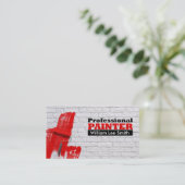 Painter Business card Visitekaartje (Staand voorkant)