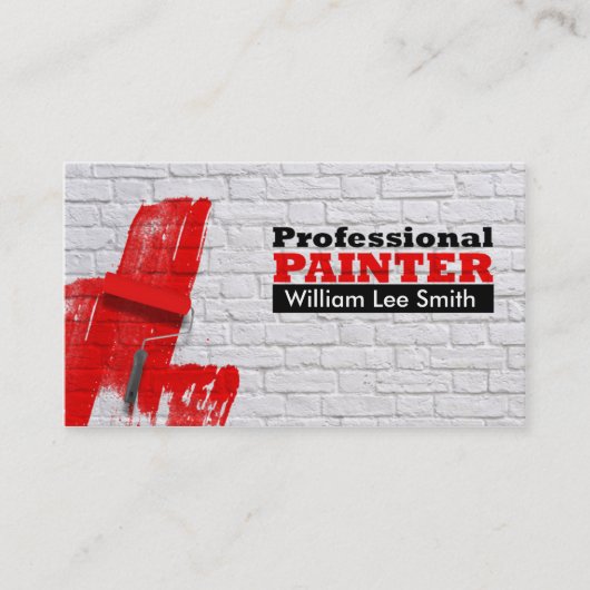 Painter Business card Visitekaartje (Voorkant)