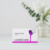 Painter Business Card Visitekaartje (Staand voorkant)