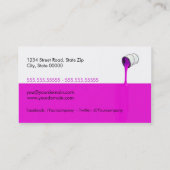 Painter Business Card Visitekaartje (Achterkant)