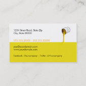 Painter Business Card Visitekaartje (Achterkant)