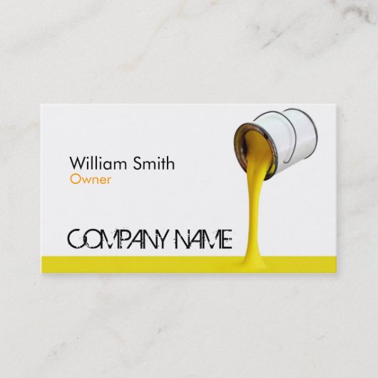 Painter Business Card Visitekaartje (Voorkant)