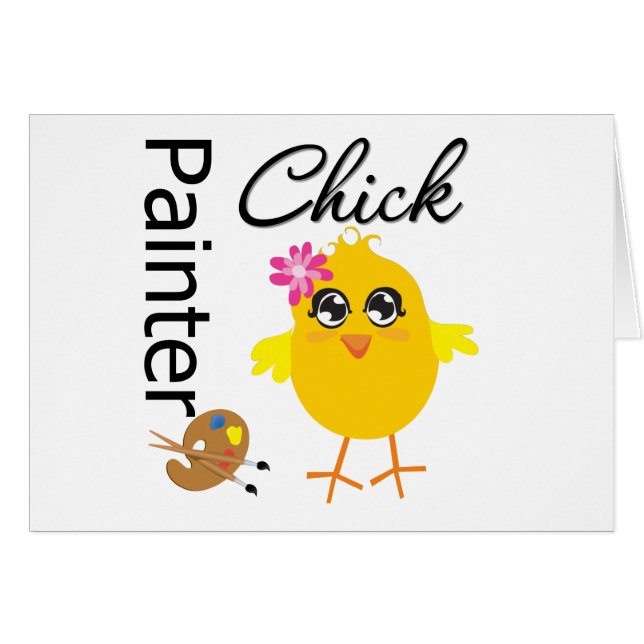 Painter Chick (Voorkant Horizontaal)