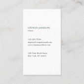 Painter & Decorator Dark Green and White Visitekaartje (Achterkant)