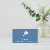 Painter- en decoratorschilderpenseel Modern Blue Visitekaartje (Staand voorkant)