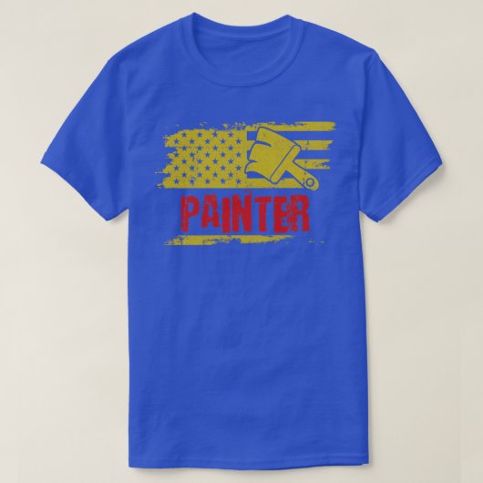 Painter Job America Worker1 T-shirt (Design voorkant)
