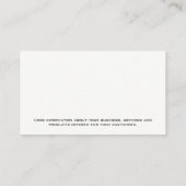 Painter Logo | residentieel Visitekaartje (Achterkant)