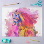 Painterly Animal - Paard Tissuepapier (Craft)